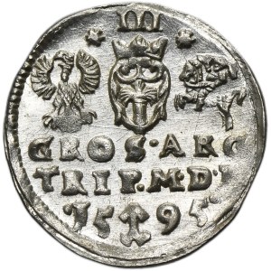 Sigismund III Vasa, 3 Groschen Vilinius 1595