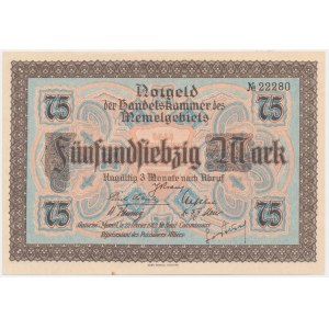 Memel, 75 Mark 1922