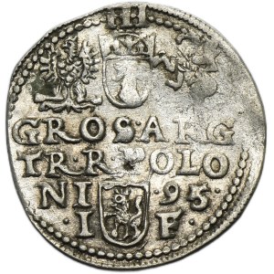 Sigismund III Vasa, 3 Groschen Olkusz 1595