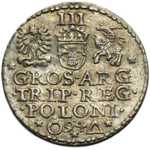 Zygmunt III Waza, Trojak Malbork 1594