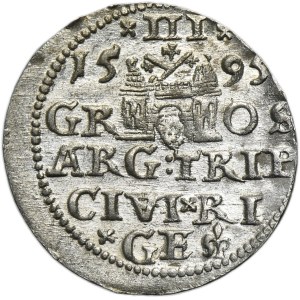 Sigismond III Vasa, Troïka Riga 1595 - LI