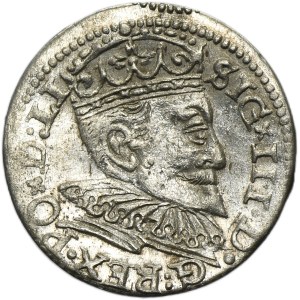 Sigismund III Vasa, 3 Groschen Riga 1595 - LI