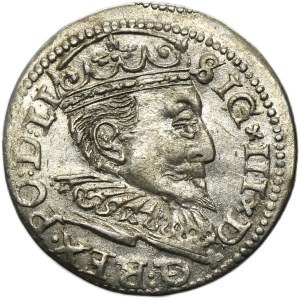 Sigismund III Vasa, 3 Groschen Riga 1595 - LI