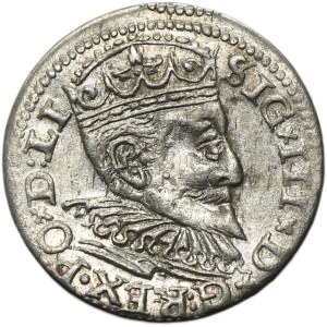 Sigismund III Vasa, 3 Groschen Riga 1595 - LI