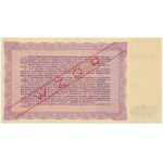 Revenue Ticket, Issue IV, Series I, 100,000 zloty 1948 - MODEL