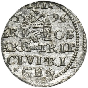 Sigismond III Vasa, Troïka Riga 1596 - LI