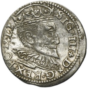 Sigismund III Vasa, 3 Groschen Riga 1595 - LI