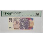 20 zl 2016 - BH 9999999 - PMG 68 EPQ - SOLID