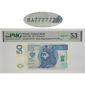50 zl 2017 - BA 7777777 - PMG 53 - SOLID