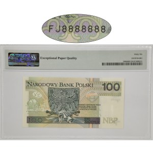 100 Gold 2018 - FJ 8888888 - PMG 66 EPQ - SOLID