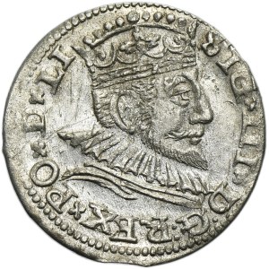 Sigismund III Vasa, 3 Groschen Riga 1592 - LI