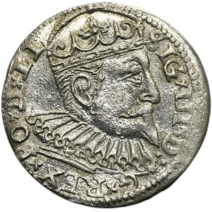 Sigismund III Vasa, 3 Groschen Riga 1599 - LI