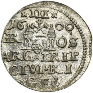 Sigismund III Vasa, 3 Groschen Riga 1600
