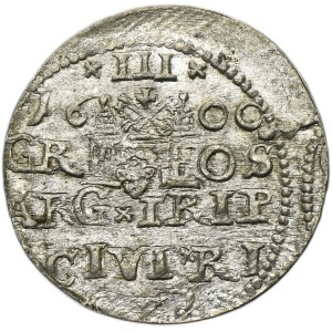 Sigismund III Vasa, 3 Groschen Riga 1600