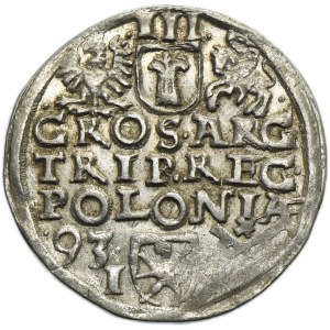 Sigismund III Vasa, 3 Groschen Posen 1593