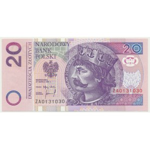 20 zlotých 1994 - ZA - Náhradní řada TDLR -