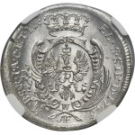 Silesia, Prussian rule, Fredrich II, 6 Groschen Breslau 1746 AHE - NGC MS63