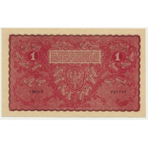 1 marka 1919 - I Serja X -