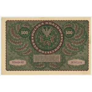 500 marek 1919 - II Serja AE -