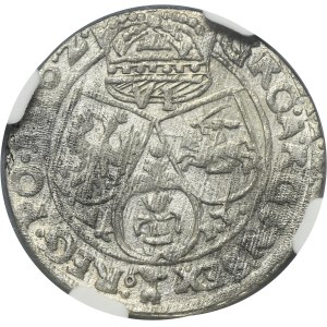 Jean II Casimir, Sixième de Lviv 1662 AC PT - NGC MS62