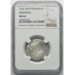 Jean II Casimir, Sixième de Lviv 1662 AC PT - NGC MS62