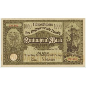 Danzig, 1.000 Mark 1922