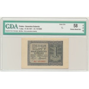 1 oro 1941 - AC - GDA 58 EPQ