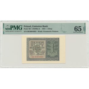 1 gold 1941 - BE - PMG 66 EPQ - low number