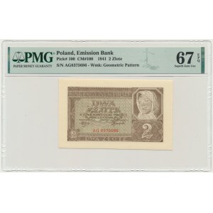 2 oro 1941 - AG - PMG 67 EPQ