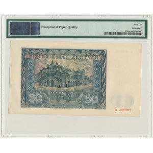 50 zlatých 1941 - D - PMG 65 EPQ