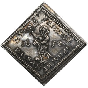 Germany, City of Nuremberg, Klippe 1/8 Thaler 1650 - Peace of Westphalia