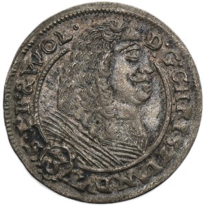 Silesia, Duchy of Liegnitz-Brieg-Wohlau,Christian, 3 Kreuzer Brieg 1661 EW