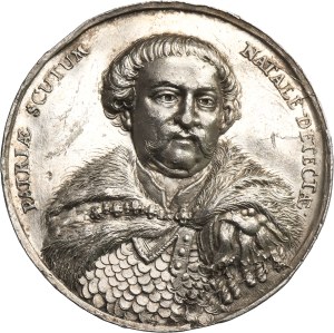 John III Sobieski, Medal Victory at Chocim 1673 - HUGE RARITY