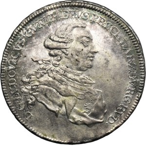 Germany, Principality of Schwarzburg-Rudolstad, Ludwig Günther II, Thaler Saalfeld 1780 ICK