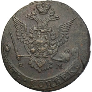 Russia, Catherine II, 5 Kopeck Jekaterinburg 1778 EM