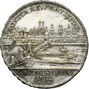 Germania, Città di Ratisbona, 1/4 Thaler 1754 ICB