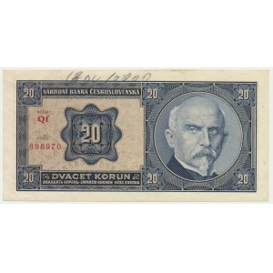 Czechoslovakia, 20 Korun 1926
