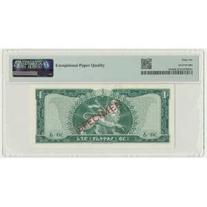 Ethiopia, 1 Dollar (1966) - SPECIMEN - PMG 66 EPQ