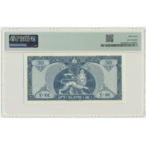 Ethiopia, 1 Dollar (1966) - A 000018 - PMG 64 - low serial number