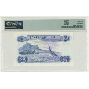 Mauritius, 5 Rupees (1967) - PMG 64