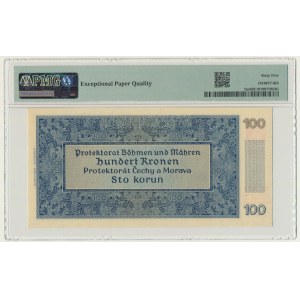 Bohemia and Moravia, 100 Korun 1940 - II issue - SPECIMEN - PMG 65 EPQ