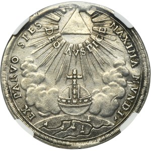 Germany, Electorate of Bavaria, Maximilian II Emanuel, Silver 5 Ducats 1692 - Birthday of Prince Joseph Ferdinand - NGC AU DETAILS