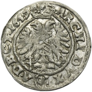 Silésie, Habsbourg, Ferdinand III, 3 Krajcary Wrocław 1649 GH