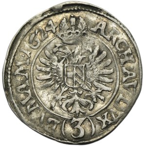Austria, Ferdinand II, 3 Kreuzer Prague 1624