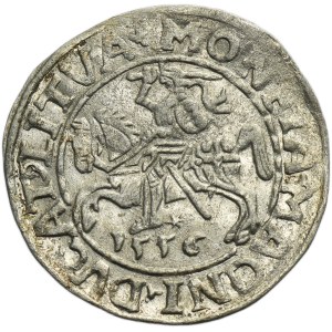 Zygmunt II August, Półgrosz Wilno 1556 - L/LITVA
