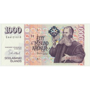 Iceland, 1.000 Kronur 2001
