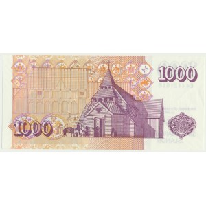 Iceland, 1.000 Kronur 2001