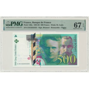 Francúzsko, 500 frankov 1994 - PMG 67 EPQ