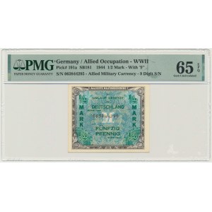 Germany, 1/2 Mark 1944 - PMG 65 EPQ