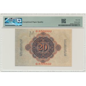 Germany, 20 Mark 1910 - PMG 66 EPQ